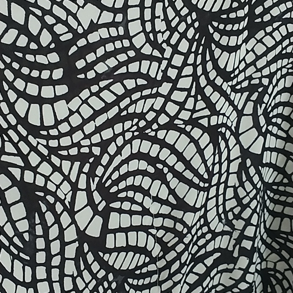 Antthony Original Black White Caftan Top M - Picture 7 of 9